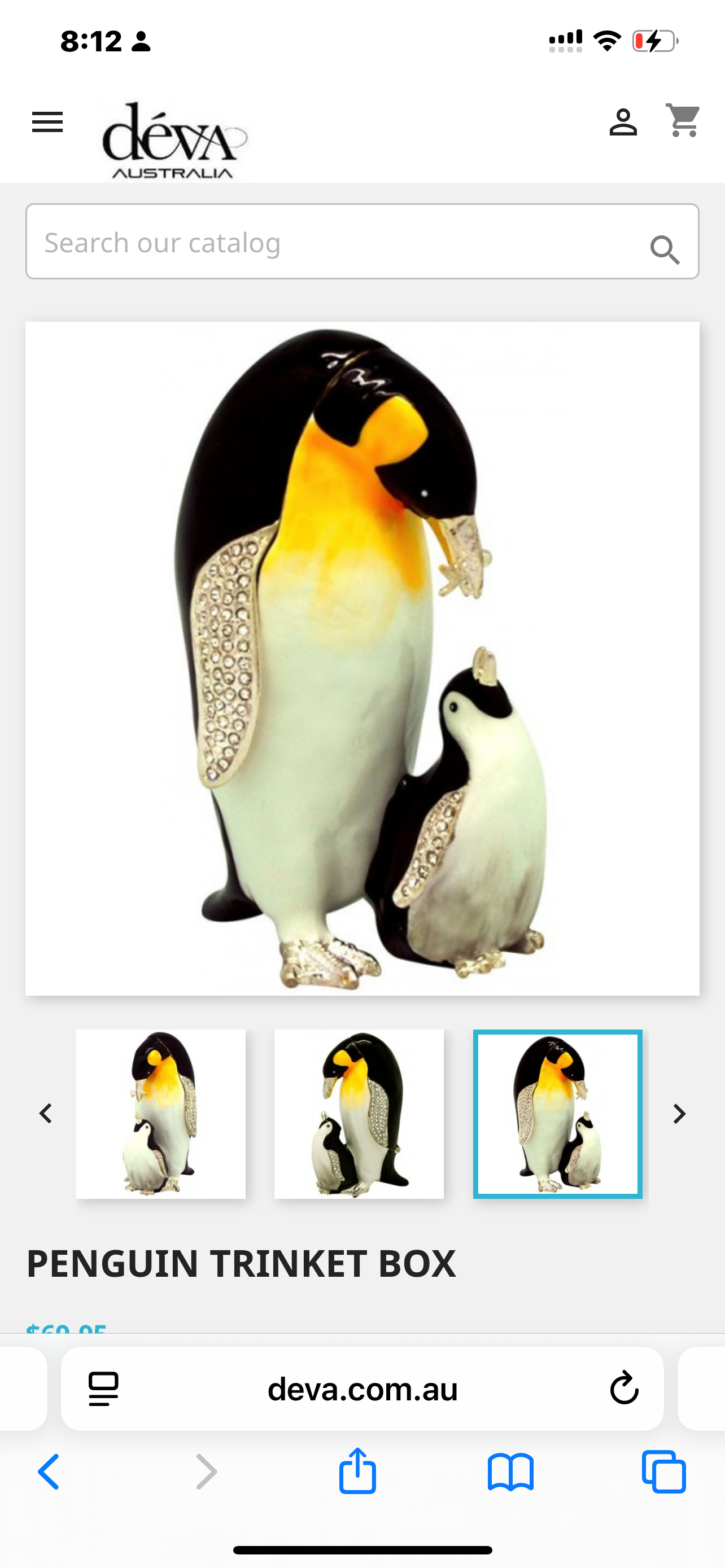 Penguin Trinket Box