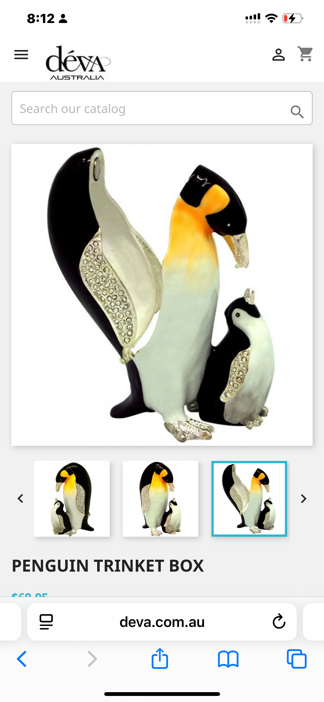 Penguin Trinket Box