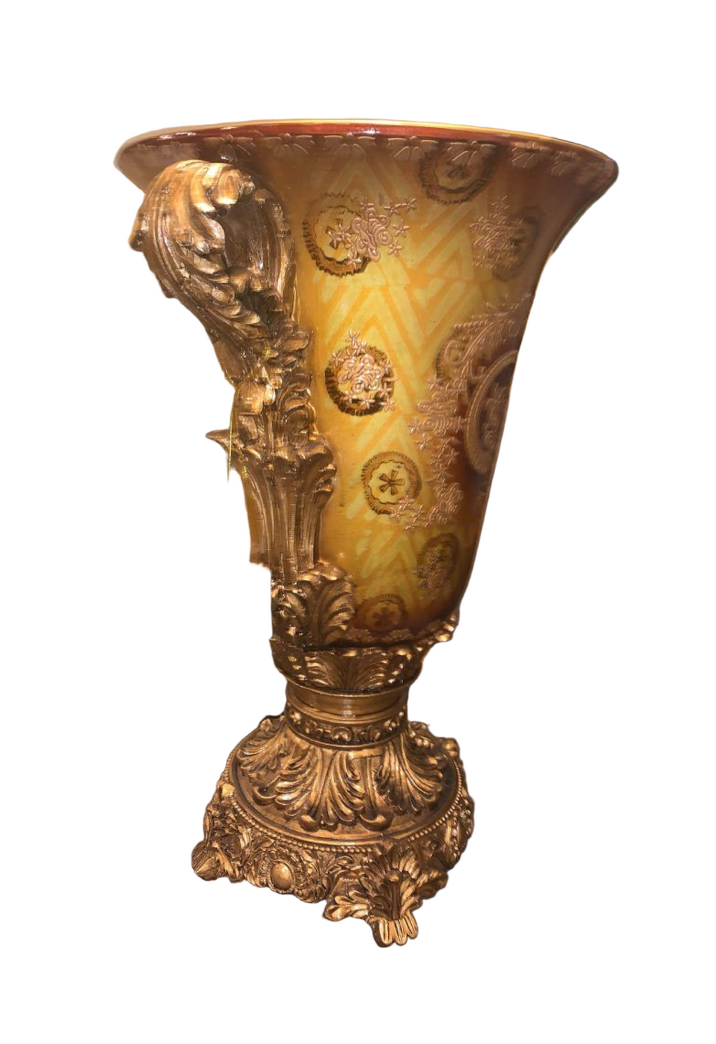 Gold Vase 22”