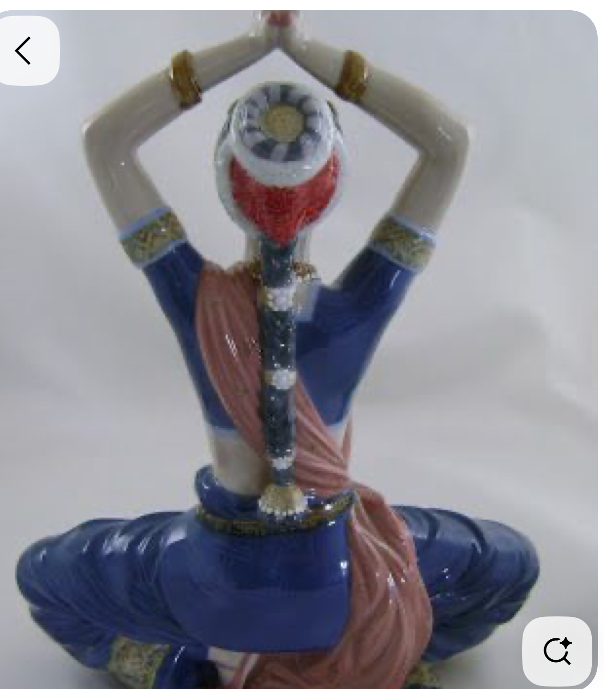 Lladro Porcelain Figurine Indian Dance