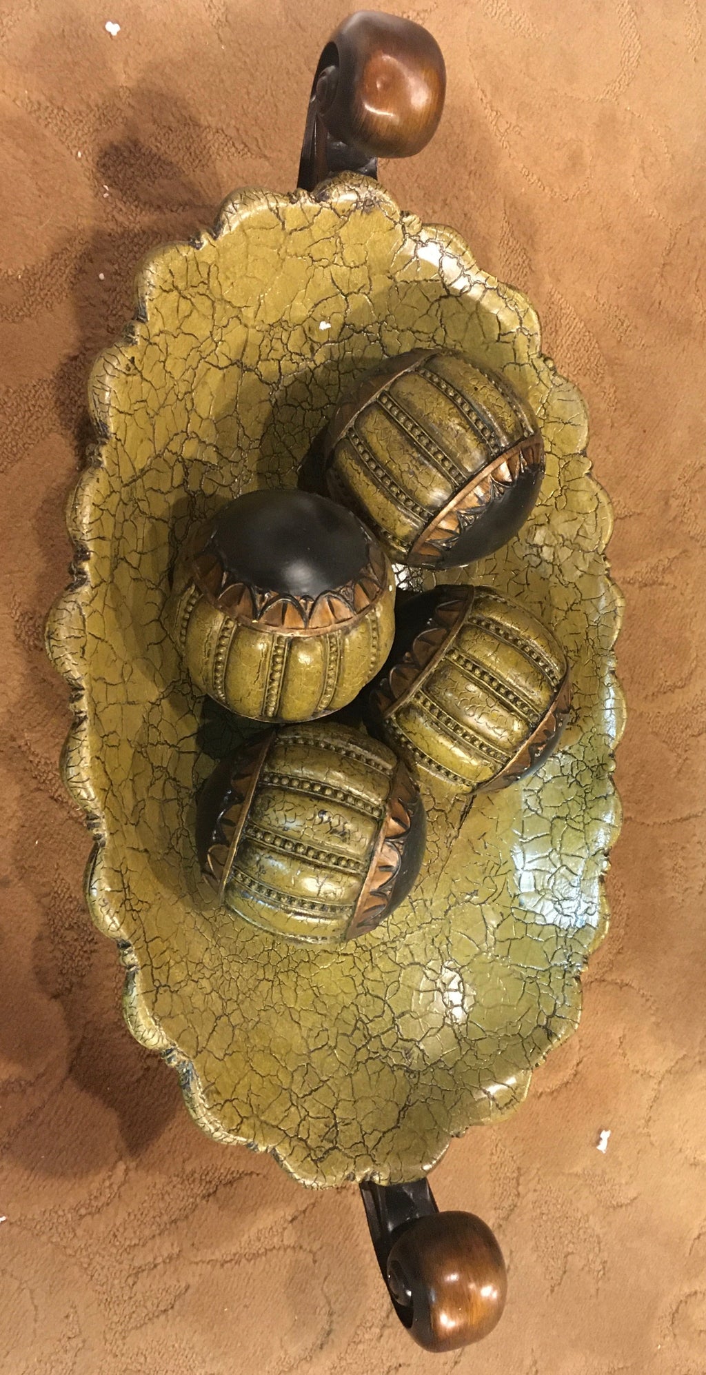 Mimic Leather Plate Sphere OK-2795