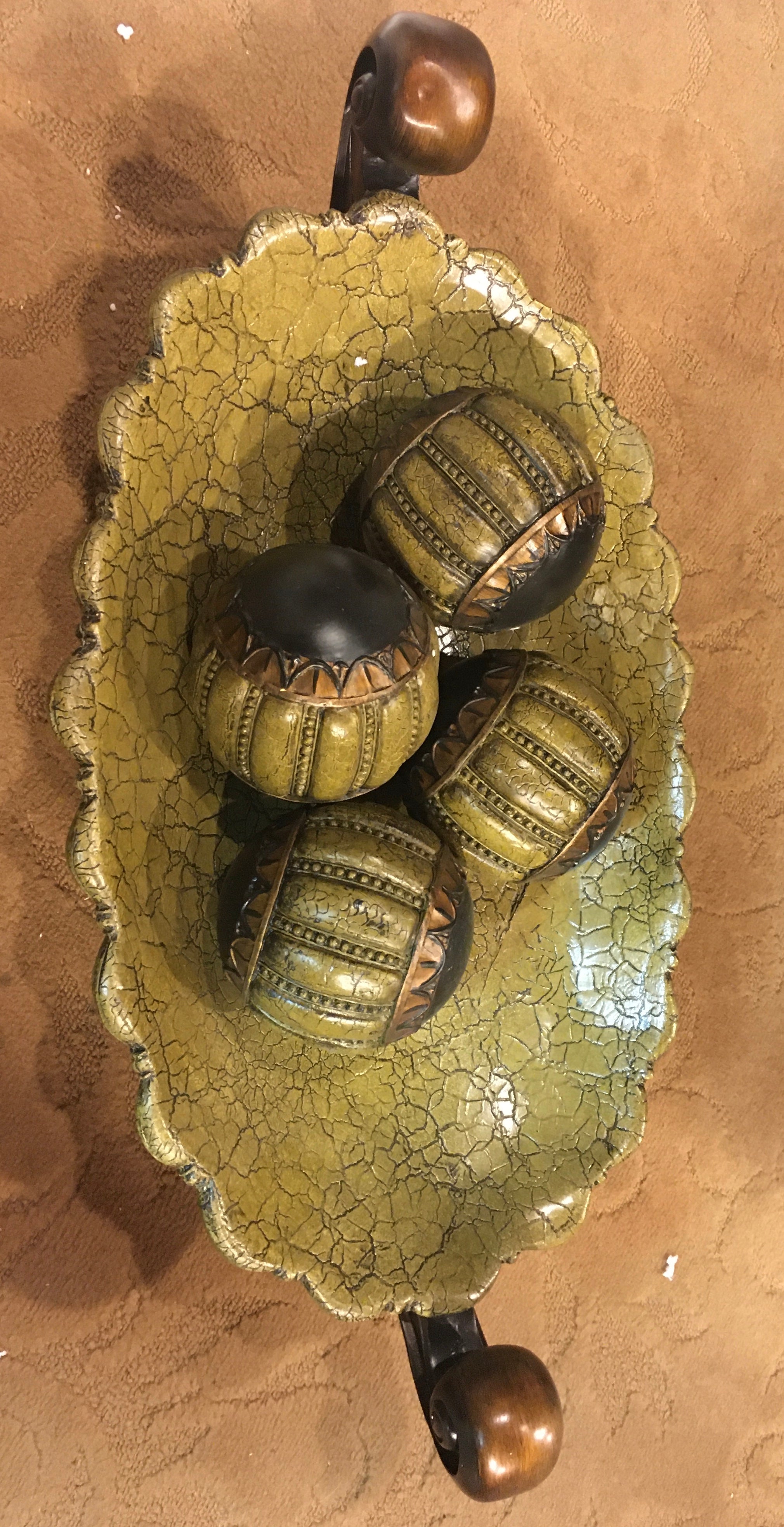 Mimic Leather Plate Sphere OK-2795