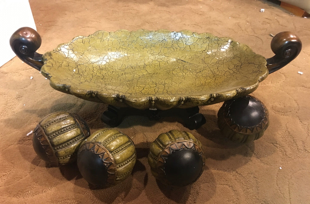 Mimic Leather Plate Sphere OK-2795