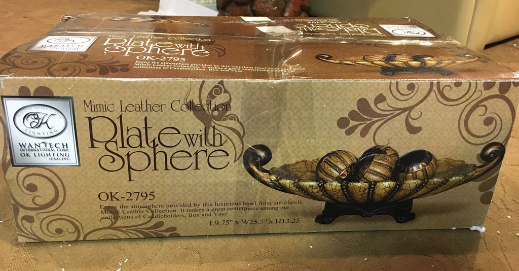 Mimic Leather Plate Sphere OK-2795