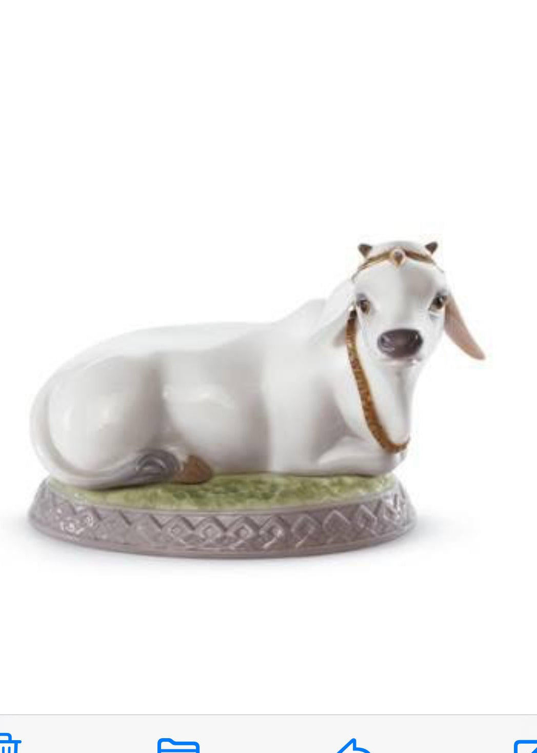 LLADRO Sacred Cow Figurine