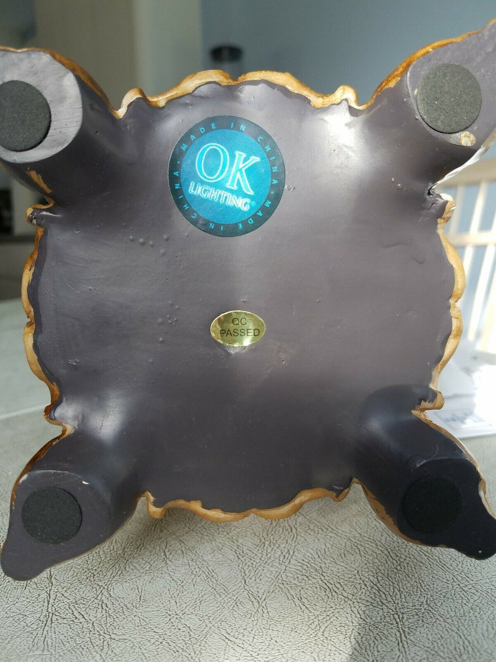 Victorian Rose OK-4202V Decorative Vase Gold