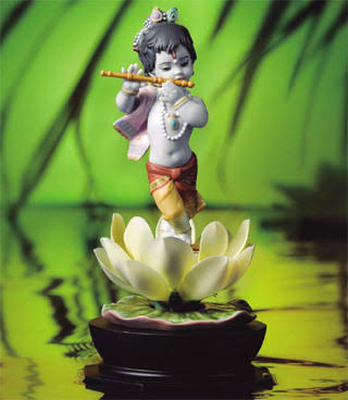 LLADRO 01008659 BAL GOPAL PORCELAIN LLADRO